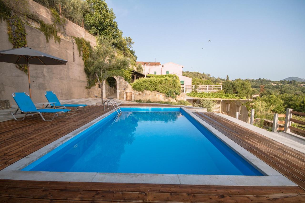 Villa Corfu Tramezzo Designer'S House Bastounion Exterior foto